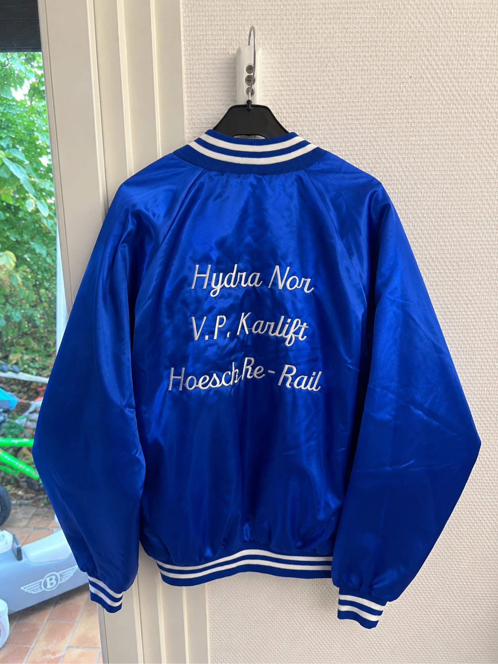 Bomber de cetim americano WearGuard Hydra bordada azul - Tamanho XL – photo 2